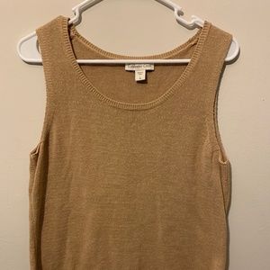Coldwater Creek tan tank top